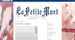 Desktop Screenshot of lapetitemortexxxpo.blogspot.com