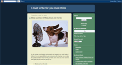 Desktop Screenshot of imustblabber.blogspot.com