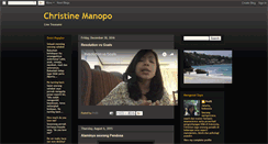 Desktop Screenshot of christine-manopo.blogspot.com