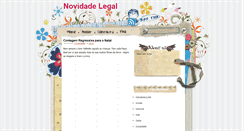 Desktop Screenshot of novidadelegal.blogspot.com
