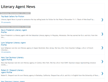 Tablet Screenshot of literaryagentnews.blogspot.com