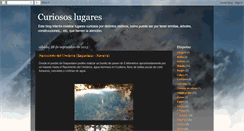 Desktop Screenshot of curiososlugares.blogspot.com