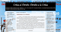 Desktop Screenshot of derechoalacritica.blogspot.com