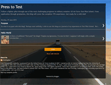 Tablet Screenshot of presstotest.blogspot.com