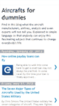 Mobile Screenshot of aircrafts4dummies.blogspot.com