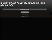 Tablet Screenshot of nhandinhbongda1.blogspot.com