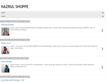 Tablet Screenshot of nazrulshoppe.blogspot.com