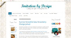 Desktop Screenshot of imitationbydesign.blogspot.com