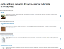 Tablet Screenshot of melilea-organik-jakarta.blogspot.com