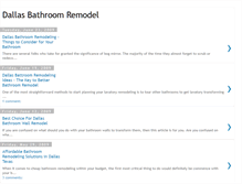 Tablet Screenshot of dallasbathremodel.blogspot.com