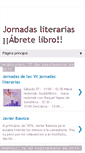 Mobile Screenshot of jornadasabretelibro.blogspot.com