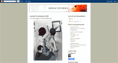 Desktop Screenshot of abracadabrablu.blogspot.com
