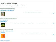 Tablet Screenshot of aknsciencebooks.blogspot.com
