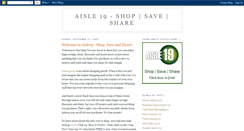 Desktop Screenshot of aisle19deals.blogspot.com