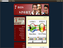 Tablet Screenshot of 7dayssport.blogspot.com