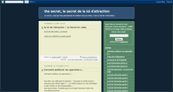 Desktop Screenshot of le-secret-attraction.blogspot.com