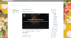 Desktop Screenshot of littlemomentsbigworld.blogspot.com