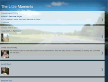 Tablet Screenshot of littlemomentsbigworld.blogspot.com