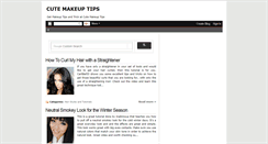 Desktop Screenshot of cutemakeuptips.blogspot.com