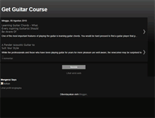 Tablet Screenshot of getguitarcourse.blogspot.com