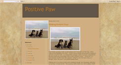 Desktop Screenshot of positivepaw.blogspot.com