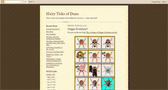 Desktop Screenshot of dunehairyticks.blogspot.com