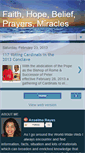 Mobile Screenshot of faithhopebeliefprayersmiracles.blogspot.com