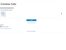 Tablet Screenshot of crenshawcolts.blogspot.com