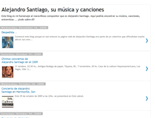 Tablet Screenshot of cancionesalejandrosantiago.blogspot.com