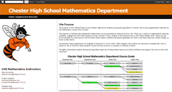 Desktop Screenshot of chsmathematics.blogspot.com