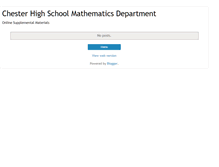 Tablet Screenshot of chsmathematics.blogspot.com