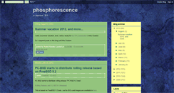 Desktop Screenshot of phosphor-escence.blogspot.com