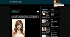 Desktop Screenshot of evakkebeauty.blogspot.com