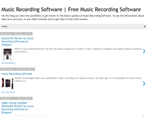 Tablet Screenshot of musicrecordingsoftware.blogspot.com