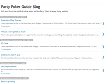 Tablet Screenshot of partypokerguide.blogspot.com