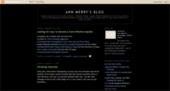 Desktop Screenshot of annmerry.blogspot.com