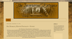 Desktop Screenshot of incorporealentrance.blogspot.com