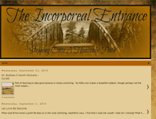 Tablet Screenshot of incorporealentrance.blogspot.com
