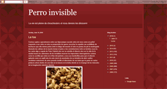 Desktop Screenshot of perro-invisible.blogspot.com