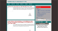 Desktop Screenshot of healthandbeauty4women.blogspot.com