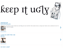 Tablet Screenshot of keepitugly.blogspot.com