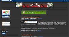 Desktop Screenshot of paid2sites.blogspot.com