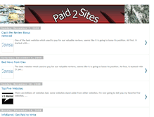 Tablet Screenshot of paid2sites.blogspot.com