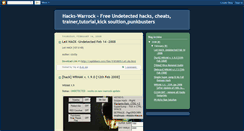 Desktop Screenshot of hacks-warrock.blogspot.com