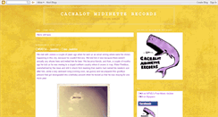 Desktop Screenshot of cachalotmidinette.blogspot.com