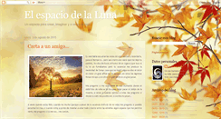 Desktop Screenshot of elespaciodelaluna.blogspot.com