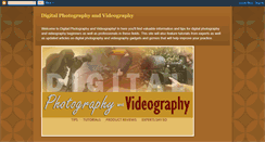 Desktop Screenshot of digitalphotographyandvideography.blogspot.com