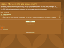 Tablet Screenshot of digitalphotographyandvideography.blogspot.com