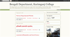 Desktop Screenshot of bengalidepttkxjcollege.blogspot.com