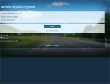 Tablet Screenshot of amies-styledungeon.blogspot.com